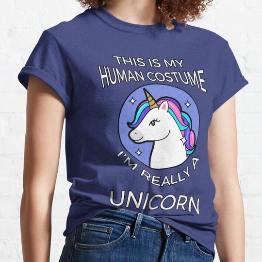 Discover This Is My Human Costume - Unicorn Edition III T-shirts