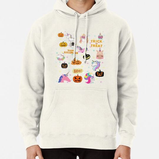Discover Unicorn Pumpkin Hoodies