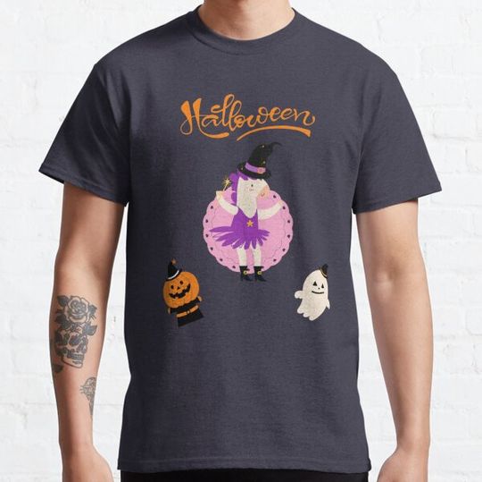 Discover Cute Unicorn Spooky Ghost Pumpkin | halloween sticker pack T-shirts