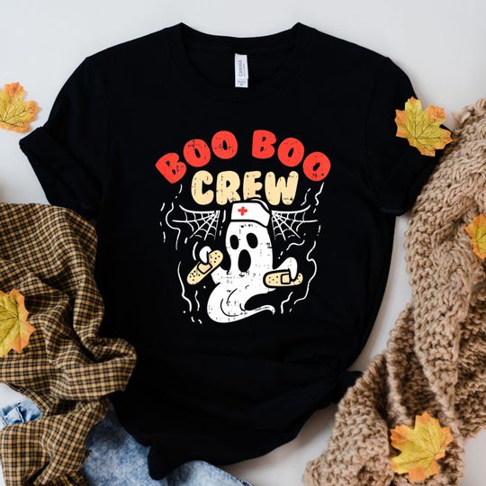 Discover Boo Boo Crew Halloween Nurse Shirt