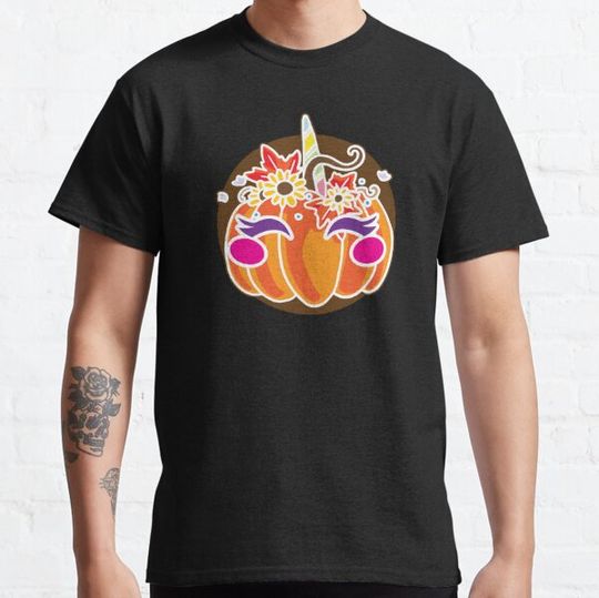 Discover Unicorn Pumpkin Halloween T-shirts