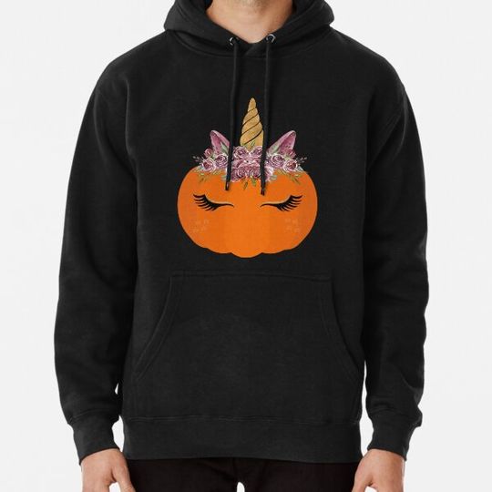 Discover Unicorn Pumpkin – Halloween Thanksgiving Girls Boys T-Shirt Hoodies