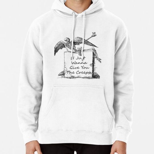 Discover I Just Wanna Give You The Creeps - funny spooky Halloween gifts for October Hoodies