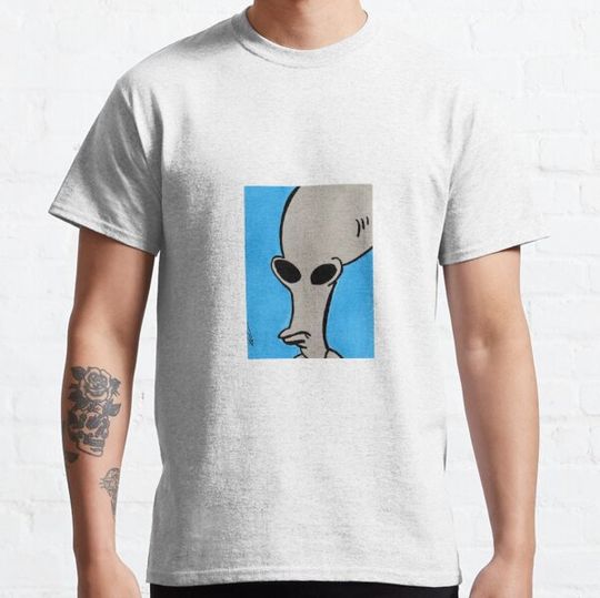 Discover Roger the Alien from American Dad - Full Alien Face T-shirts