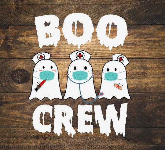 Discover Boo Boo Crew Halloween Ghost Costume PNG File