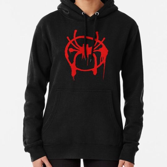 Discover Miles Morales Spider Symbol Hoodies