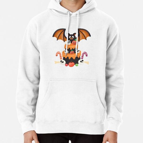 Discover Halloween Bat Cake Hoodies