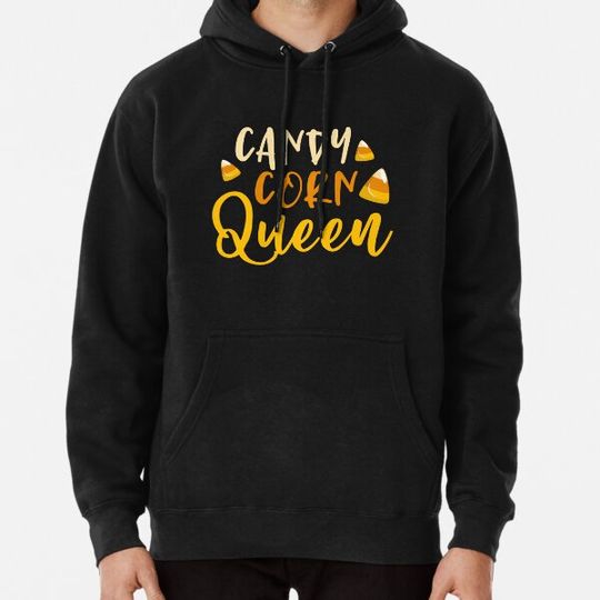 Discover Candy Corn Queen Funny Halloween Pumpkin Shirt