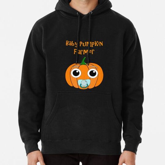 Discover Pregnant Mom Pumpkin Baby Pumpkin Farmer Hoodies