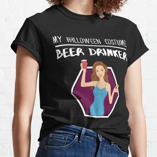 Discover My Halloween Costume Beer Drinker | Funny Halloween Costume Shirt T-shirts