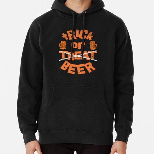 Discover Trick or Beer:  A halloween brew Hoodies
