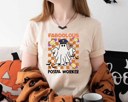 Discover Postal Worker Halloween Graphic Shirt