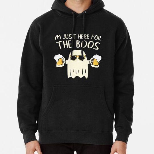 Discover Im Just Here for the Boos Shirt Funny Gift Halloween Ghost Hoodies