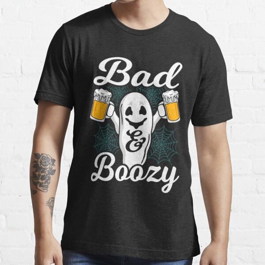 Discover Bad Boozy Halloween Funny Beer T-shirts