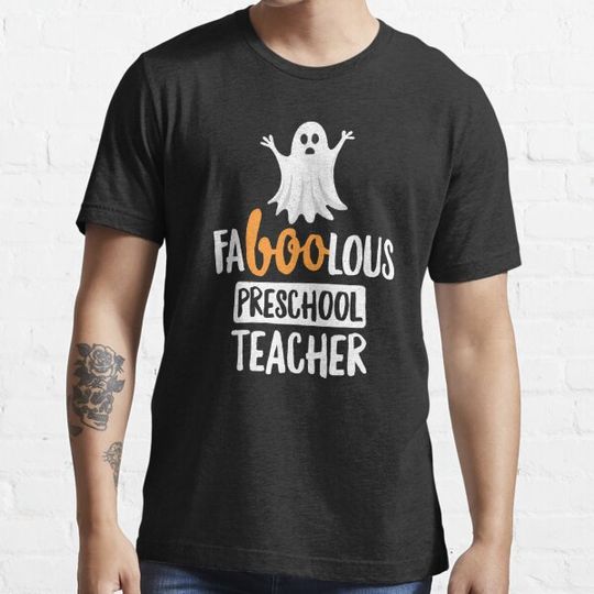 Discover Faboolous (Fabulous) Preschool Teacher Halloween T-Shirt T-shirts