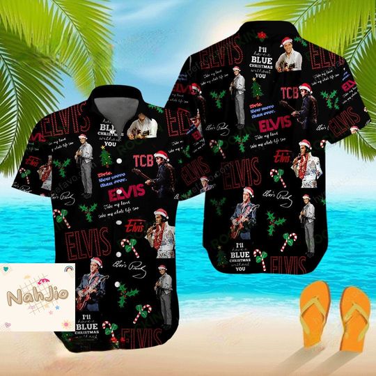 Discover Elvis Hawaiian Beach Shirt