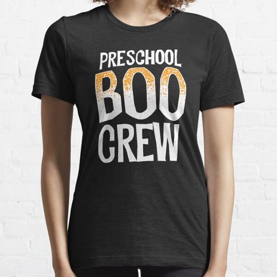 Discover Preschool Boo Crew Teacher T-Shirt Pre-K School Halloween T-shirts