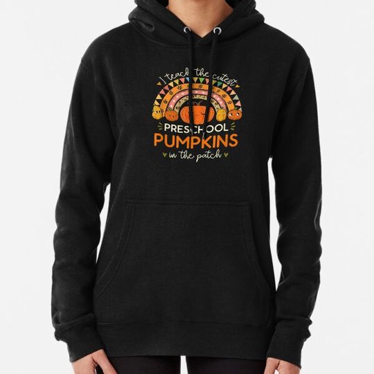 Discover I Teach the Cutest Preschool Pumpkin Halloween Pre-K Teacher T-Shirt Hoodies