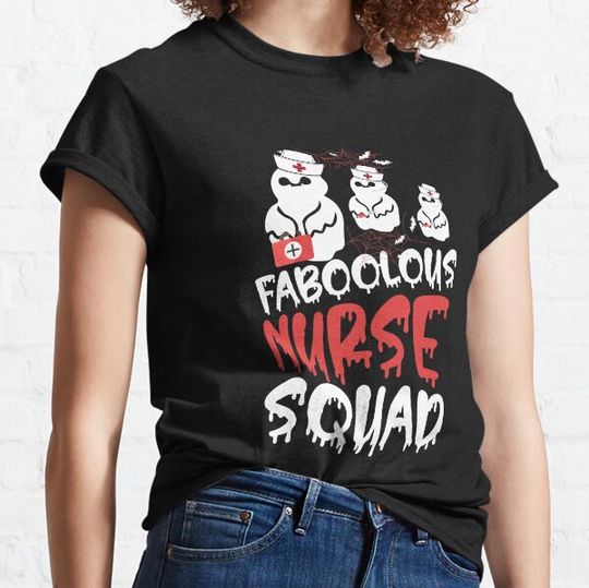 Discover Funny Halloween Boo Boo Crew Nurse | Halloween Costume | T-shirts