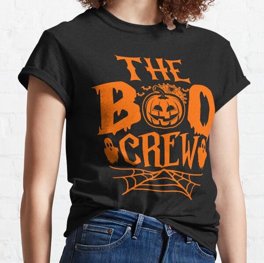 Discover Boo Crew Halloween Costume Pumpkin Ghost Squad T-shirts