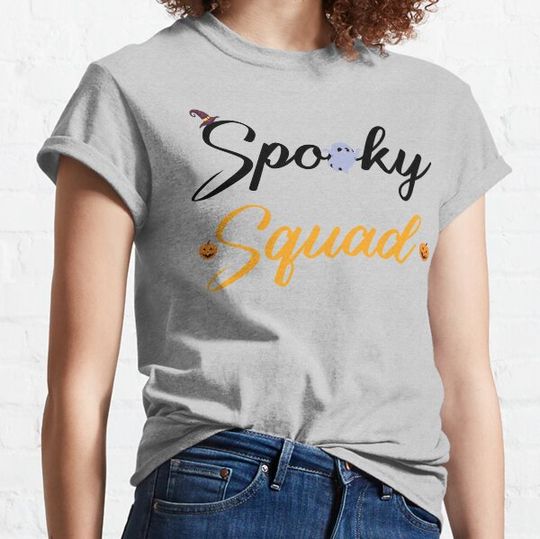 Discover Spooky squad cute family halloween shirts T-shirts