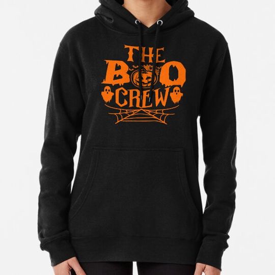 Discover Boo Crew Halloween Costume Pumpkin Ghost Squad Hoodies