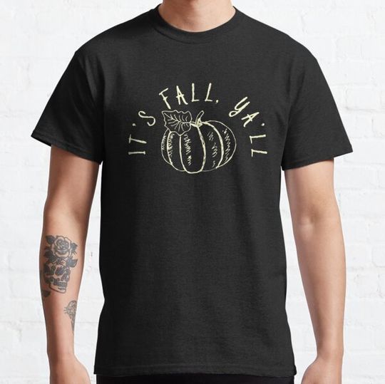 Discover It's Fall Ya'll Pumpkin T-shirts