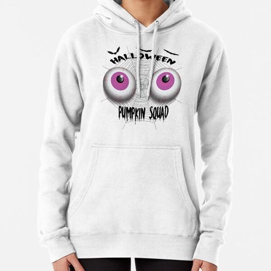 Discover Funny Green Halloween Pumpkin Squad Costume Hoodies