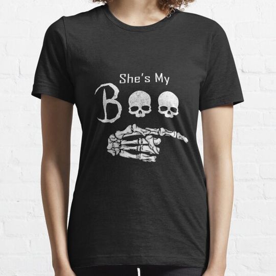 Discover She's My Boo Funny Halloween Matching Couples T-shirts