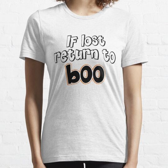 Discover Matching couples Halloween shirts - If lost return to Boo ' I'm Boo (1) T-shirts