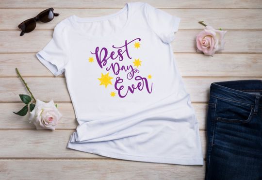 Discover Best day ever woman's girls cotton top holiday vacation gift stunning ladies top Best day t-shirt kids t shirt casual