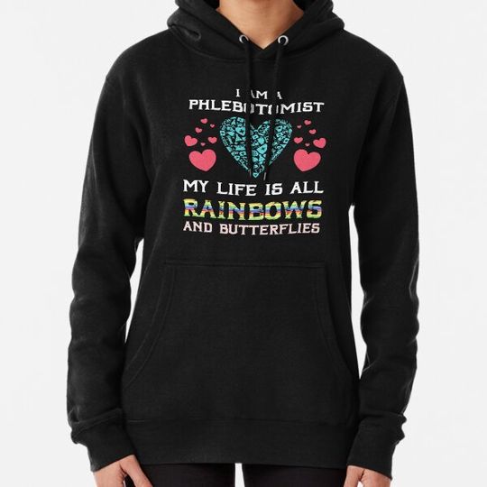 Discover Funny Phlebotomy Technician Nurse Gift ideas for man and women in birthday Christmas, Phlebotomy Week Graduation Gifts for him or her Hoodies