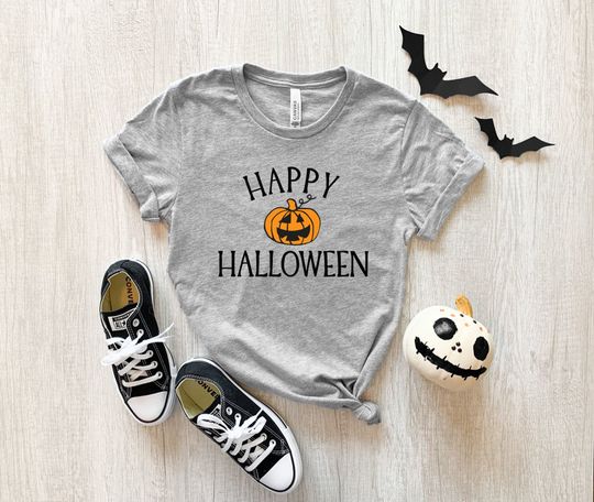 Discover Happy Halloween Doodle Shirt for Women - Pumpkin Queen Design