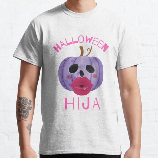 Discover Halloween Hija - Funny Halloween Pumpkin Head T-shirts