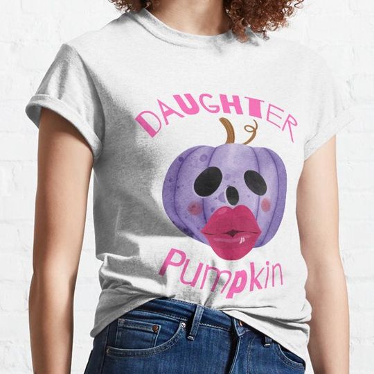 Discover Daughter Pumpkin - Funny Halloween Pumpkin Head T-shirts