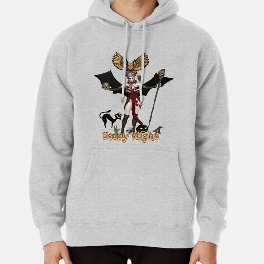 Discover Scary Night  Halloween Essential T-shirt  Gift idea For man,Dad,sibling Cuts idea Hoodies