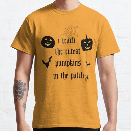 Discover i teach the cutest pumpkins in the patch Cute Gift ideas for halloween kids,  Mom Dad & Sibling T-shirts
