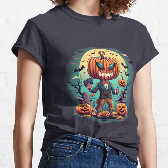 Discover Vintage Halloween Pumpkin 2023. Halloween 2023 T-shirts