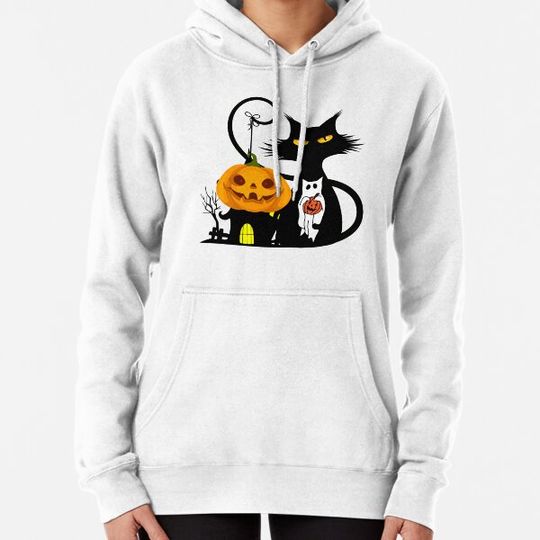 Discover halloween cat 2023 Hoodies