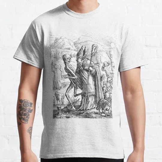 Discover The Bishop, the Dance of Death - Hans Holbein T-shirts