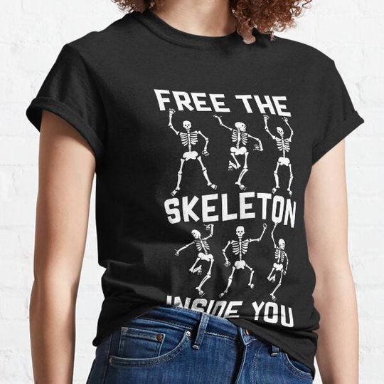 Discover Free The Skeleton Inside You Halloween Dance T-shirts