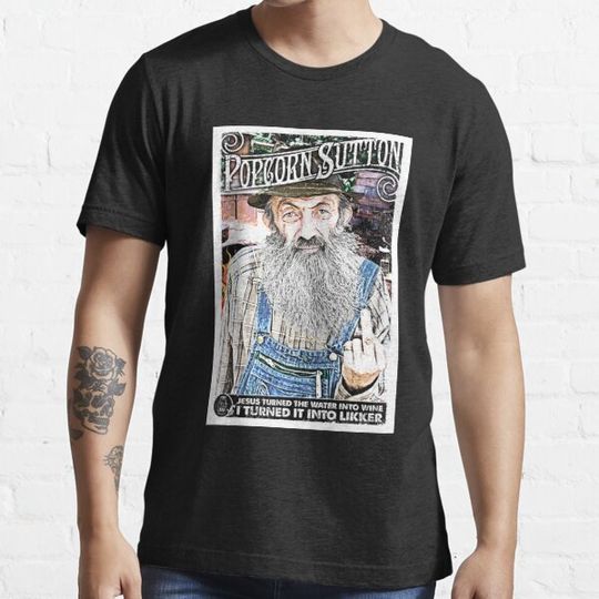 Discover Moonshine Popcorn Sutton T-Shirts Gift For Fans, For Men and Women T-shirts