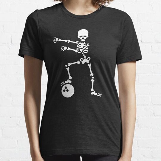 Discover Bowling ball floss dance flossing skeleton T-shirts