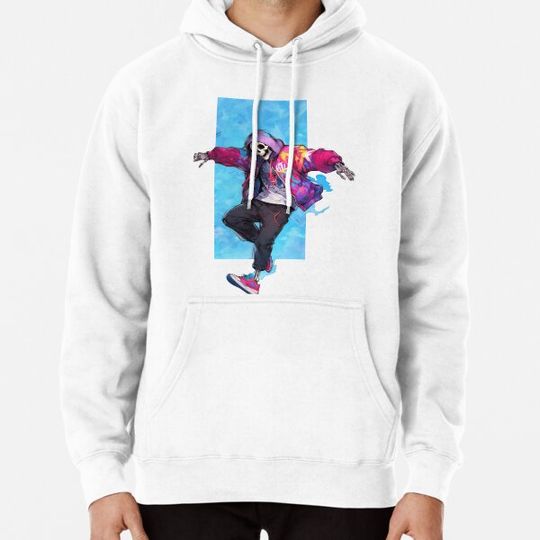 Discover Urban Bones Dancing Skeleton Out of the Blue Hoodies