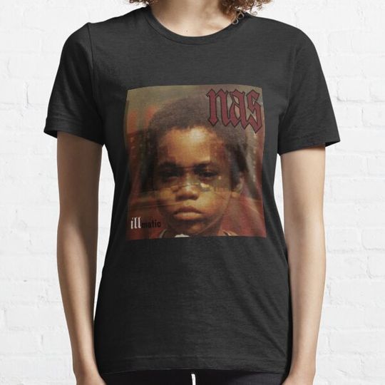 Discover Nas - Illmatic Album Cover Art Gift For Fans, For Men and Women, Father Day, Family Day, Halloween Day, Thanksgiving, Christmas Day T-shirts