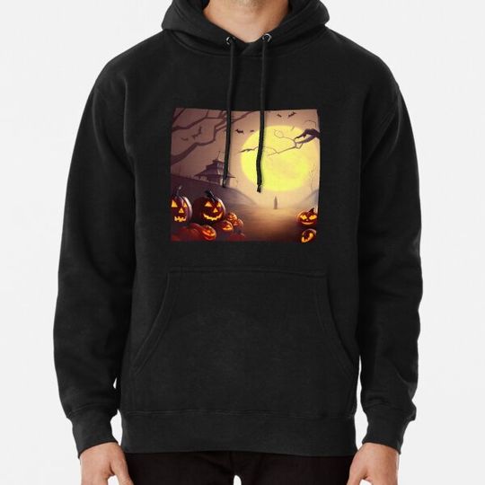 Discover full moon night Hoodies