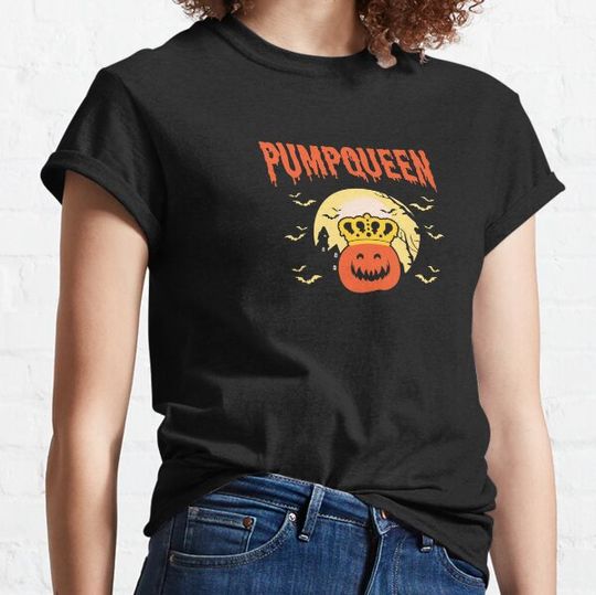Discover Halloween Pumpqueen Pumpkin Matching Couple Part 1 T-shirts