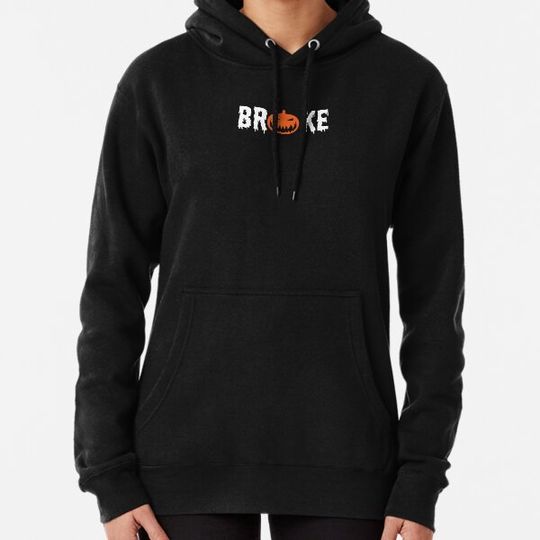 Discover Halloween Broke Funny Pumpkin Matching Couple Part 1 Hoodies