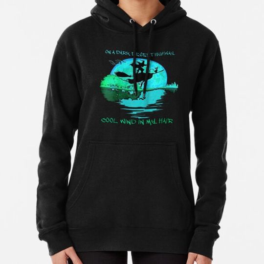 Discover Womens On A Dark Desert Highway-Cool Wind In My Hair Hoodies