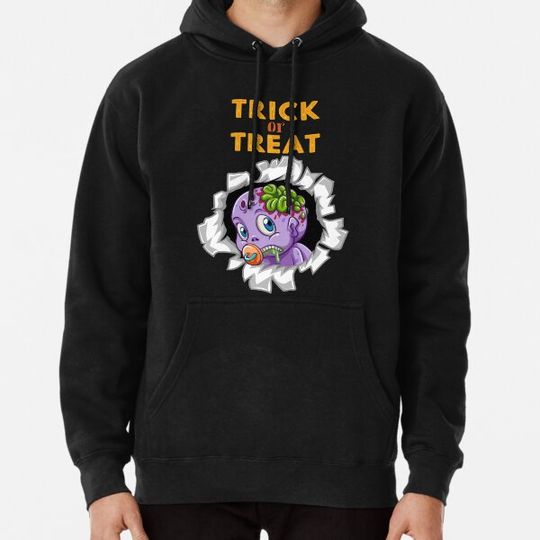 Discover Trick Or Treat Baby Zombie original  - Mum To Be Design Hoodies